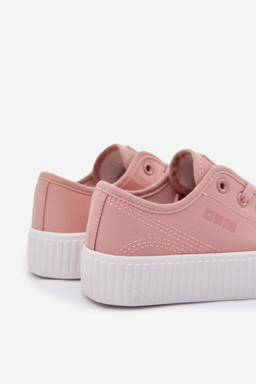 Children's Lace-Up Sneakers Big Star RR374011 Pink