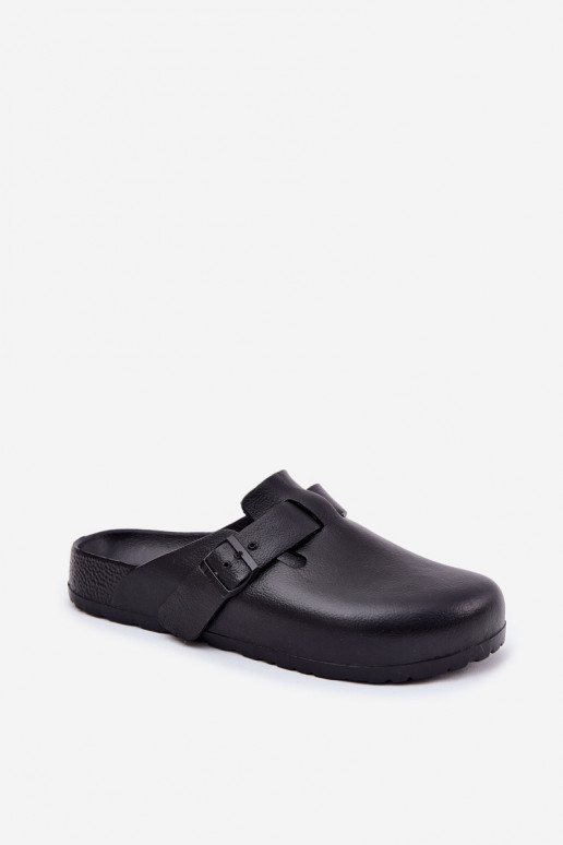 Foam Men's Clogs With Buckle Big Star RR174A022 Black