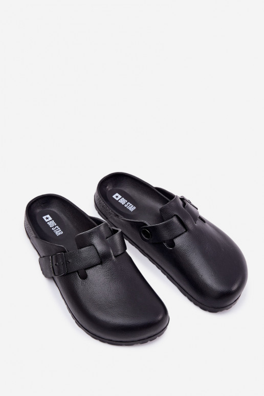 Foam Men's Clogs With Buckle Big Star RR174A022 Black