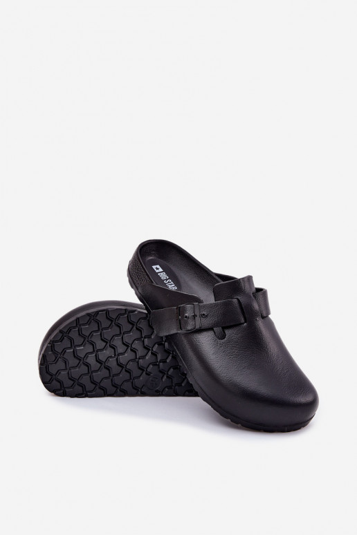 Foam Men's Clogs With Buckle Big Star RR174A022 Black