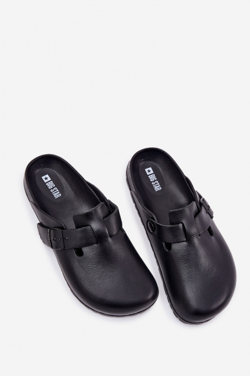 Foam Men's Clogs With Buckle Big Star RR174A022 Black