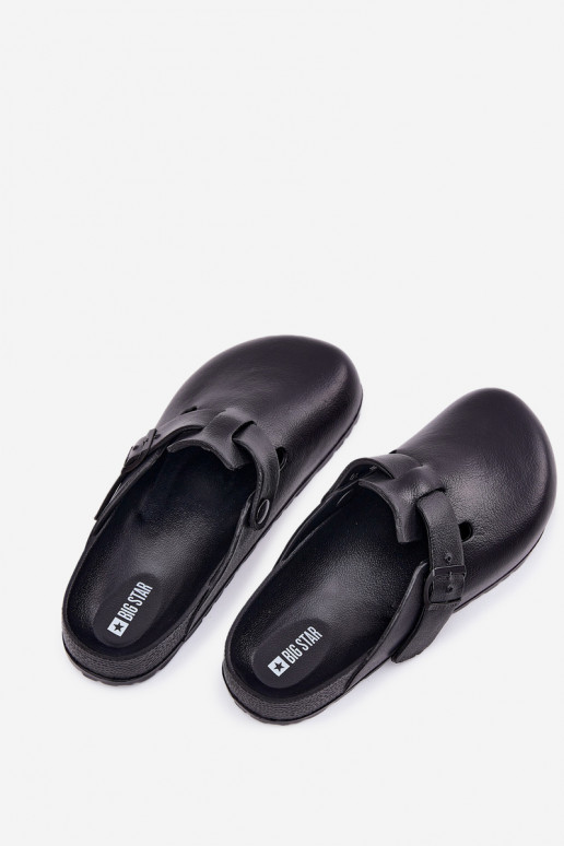 Foam Men's Clogs With Buckle Big Star RR174A022 Black