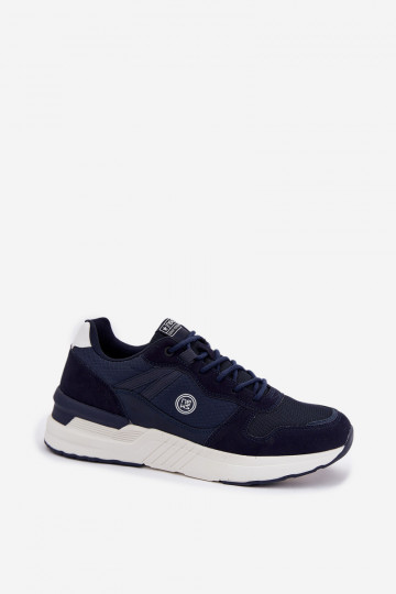 Men's Sports Sneakers On Platform Navy Hanirin