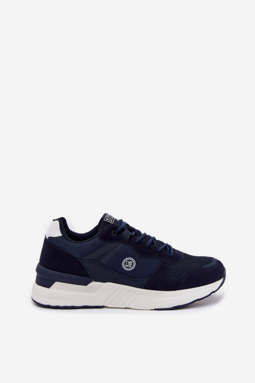 Men's Sports Sneakers On Platform Navy Hanirin