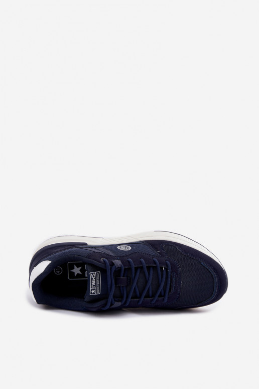 Men's Sports Sneakers On Platform Navy Hanirin