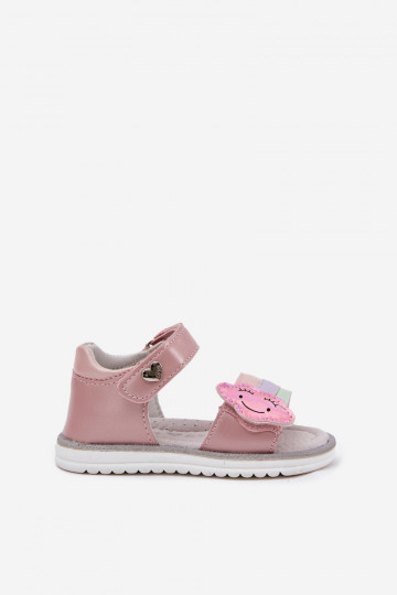 Children's Sandals With Velcro Pink Orailla 2