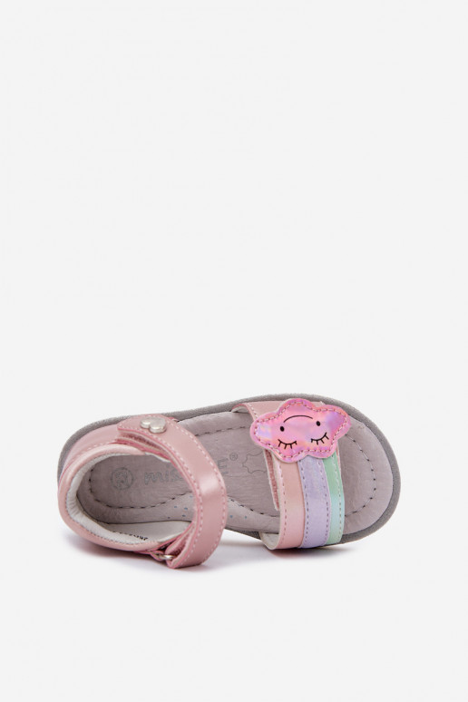 Children's Sandals With Velcro Pink Orailla Children's Sandals With Velcro Pink Orailla