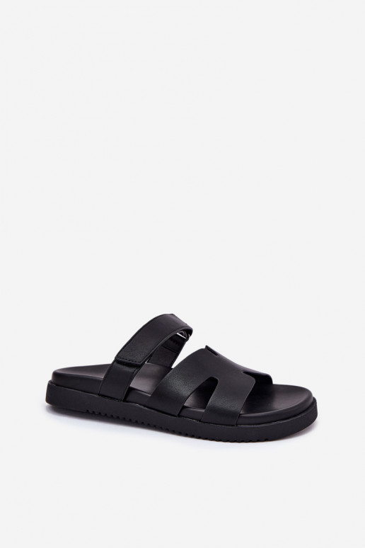 Women's Sandals With Velcro Vinceza 17401 Black
