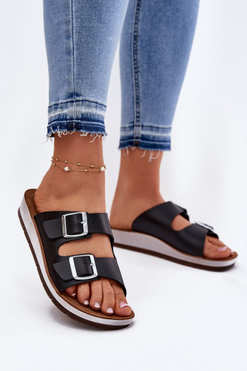 Women's Sandals With Buckles Inblu CP000042 Black