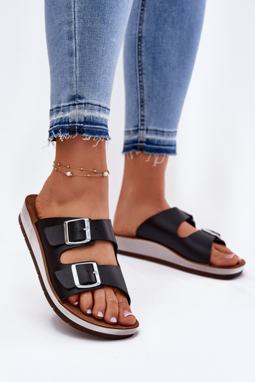 Women's Sandals With Buckles Inblu CP000042 Black