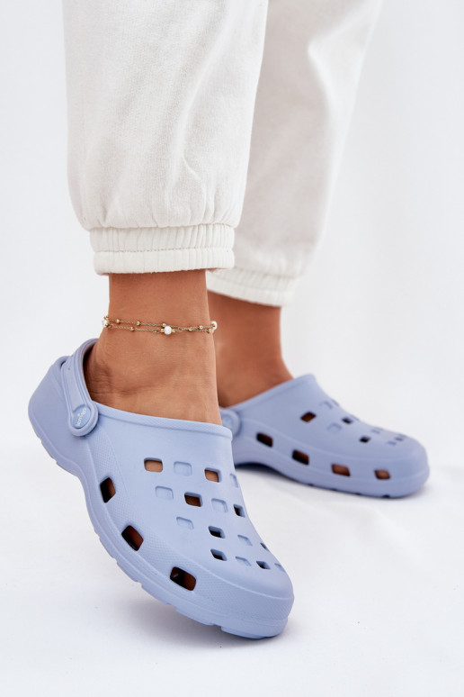 Women's Foam Slippers LEMIGO 806 Blue Women's Foam Slippers LEMIGO 806 Blue