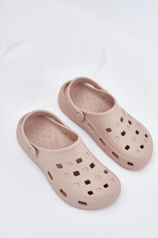 Women's Foam Slippers Beige LEMIGO 806