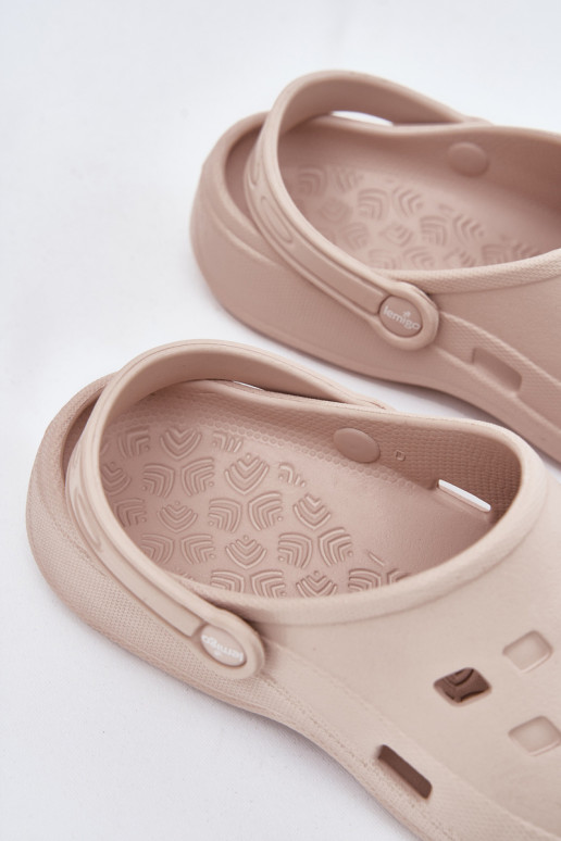 Women's Foam Slippers Beige LEMIGO 806