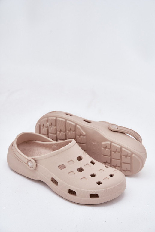 Women's Foam Slippers Beige LEMIGO 806