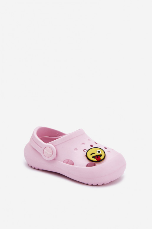 Children's Foam Sandals With Print Pink LEMIGOSE 880 Children's Foam Sandals With Print Pink LEMIGOSE 880