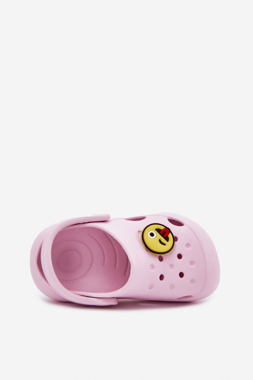 Children's Foam Sandals With Print Pink LEMIGOSE 880 Children's Foam Sandals With Print Pink LEMIGOSE 880