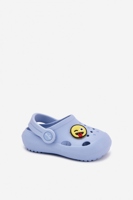 Children's Foam Slippers With Print Blue LEMIGOSE 880 Children's Foam Slippers With Print Blue LEMIGOSE 880