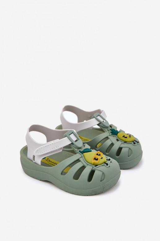 Children's Velcro Sandals Fruits 83615 Ipanema Summer XIV Baby Green Children's Velcro Sandals Fruits 83615 Ipanema Summer XIV Baby Green