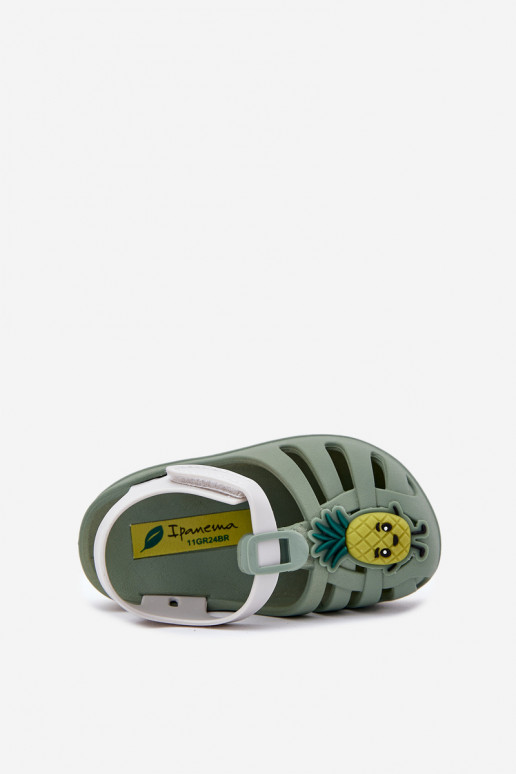 Children's Velcro Sandals Fruits 83615 Ipanema Summer XIV Baby Green Children's Velcro Sandals Fruits 83615 Ipanema Summer XIV Baby Green