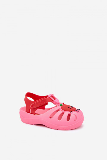 Children's Velcro Sandals Fruits 83615 Ipanema Summer XIV Pink-Red 2