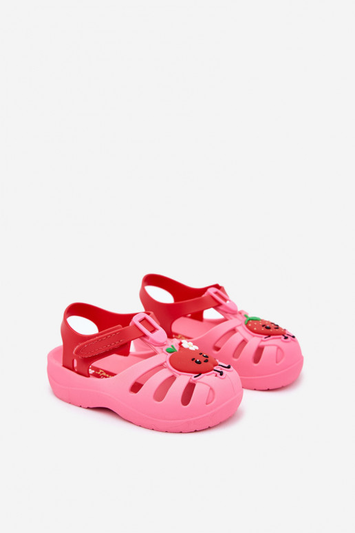 Children's Velcro Sandals Fruits 83615 Ipanema Summer XIV Pink-Red Children's Velcro Sandals Fruits 83615 Ipanema Summer XIV Pink-Red