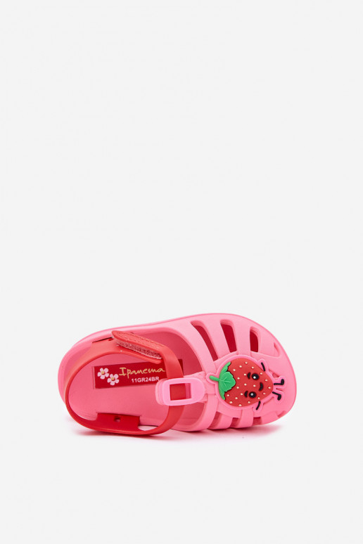 Children's Velcro Sandals Fruits 83615 Ipanema Summer XIV Pink-Red Children's Velcro Sandals Fruits 83615 Ipanema Summer XIV Pink-Red