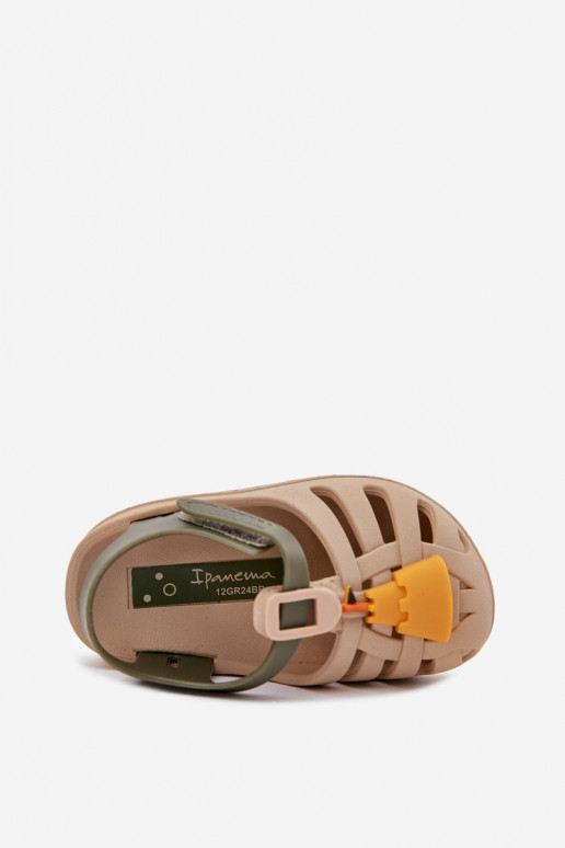 Children's Sandals With Velcro 83619 Beige Ipanema Summer XV Baby Children's Sandals With Velcro 83619 Beige Ipanema Summer XV Baby