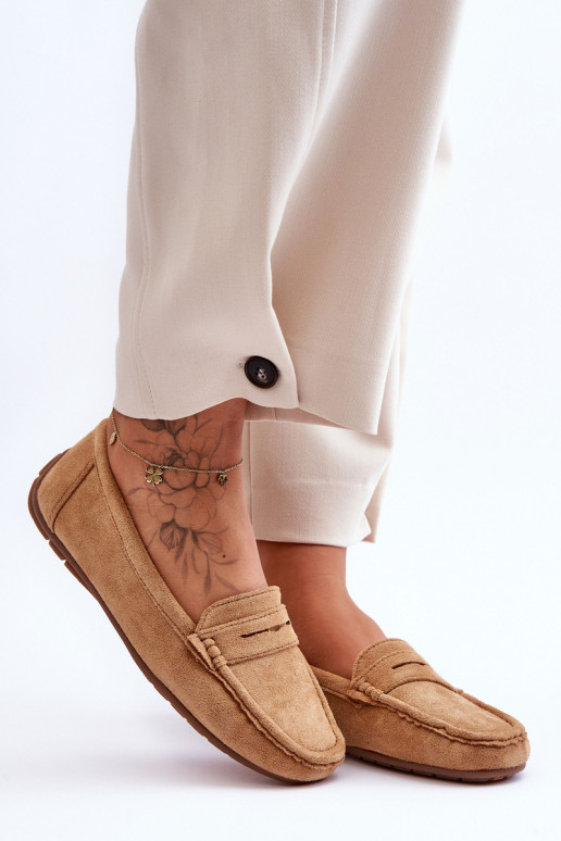 Women's Suede Loafers Camel Lenvie Women's Suede Loafers Camel Lenvie