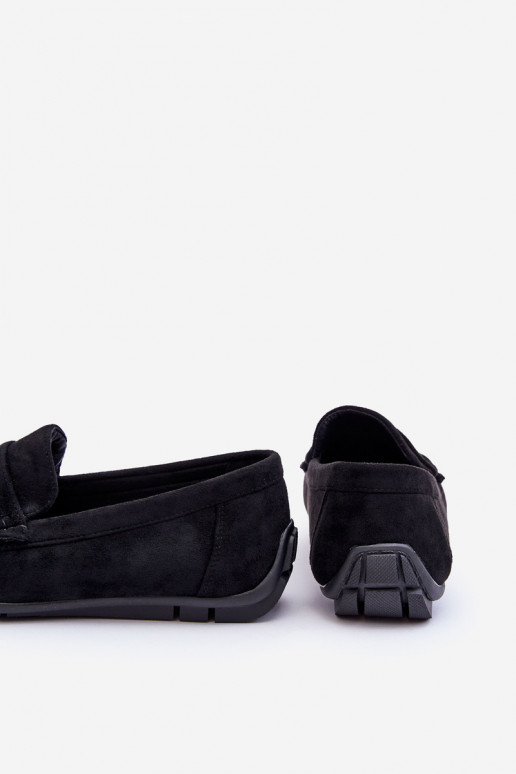 Men's Suede Loafers Black Wesley