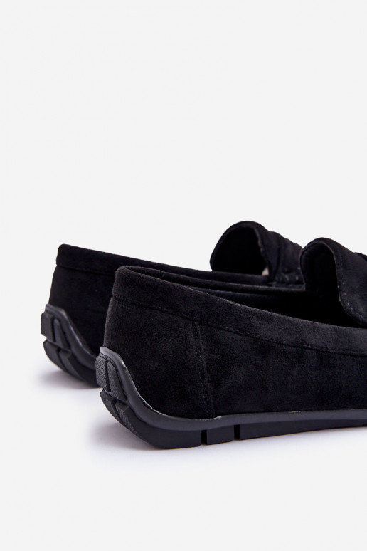 Men's Suede Loafers Black Wesley