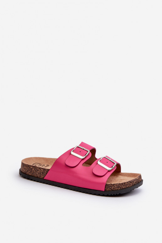 Women's Sandals with Buckles Fuchsia Oliena