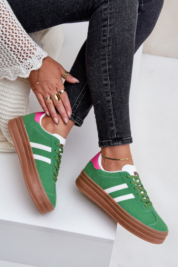 Ladies Sneakers On Platform...