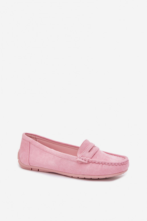 Women's Suede Moccasins Light Pink Lenvie Women's Suede Moccasins Light Pink Lenvie