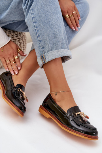 Lacquered Leather Elegant...