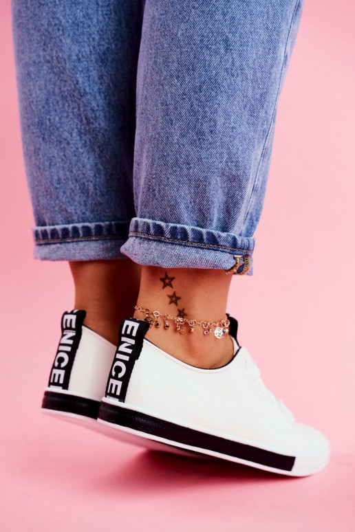 Trampki Damskie Klasyczne Czarne Ville