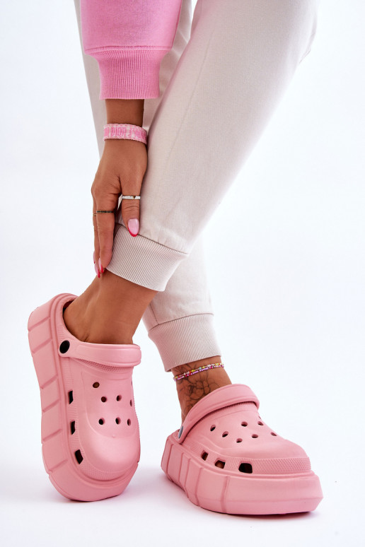 Women's Foam Platform Crocs Pink Beckett Women's Foam Platform Crocs Pink Beckett