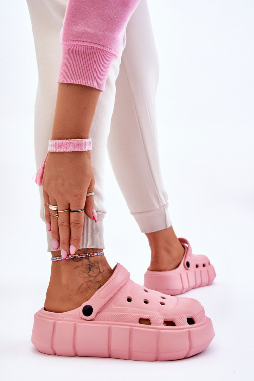 Women's Foam Platform Crocs Pink Beckett Women's Foam Platform Crocs Pink Beckett