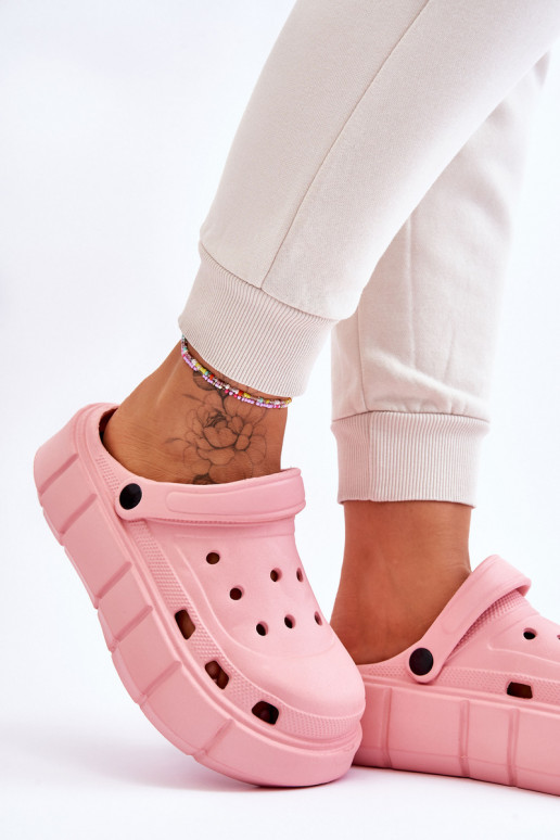 Women's Foam Platform Crocs Pink Beckett Women's Foam Platform Crocs Pink Beckett
