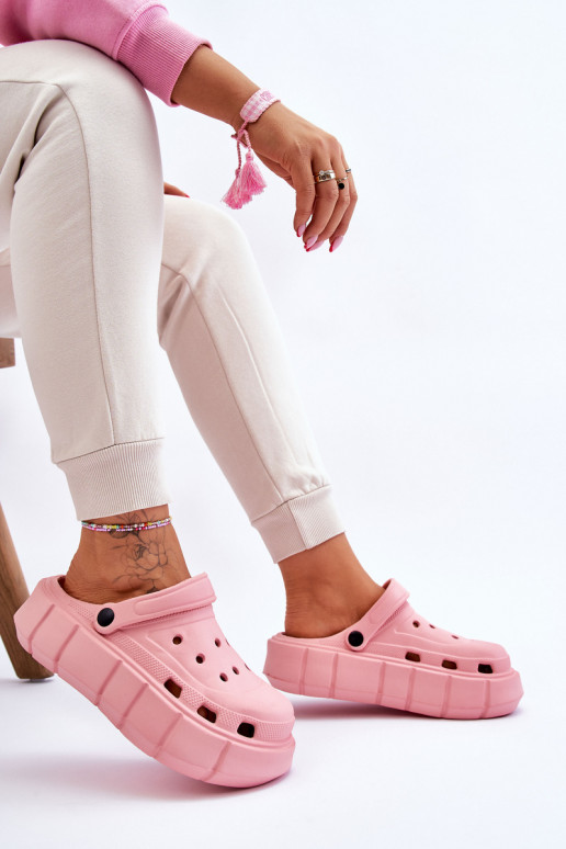 Women's Foam Platform Crocs Pink Beckett Women's Foam Platform Crocs Pink Beckett