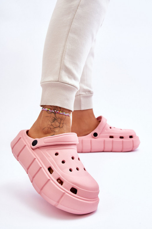 Women's Foam Platform Crocs Pink Beckett Women's Foam Platform Crocs Pink Beckett