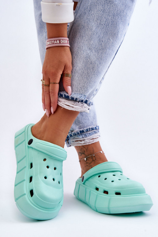 Women's Foam Platform Crocs Mint Beckett Women's Foam Platform Crocs Mint Beckett