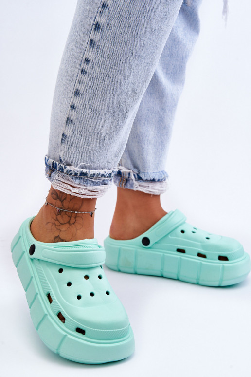 Women's Foam Platform Crocs Mint Beckett Women's Foam Platform Crocs Mint Beckett