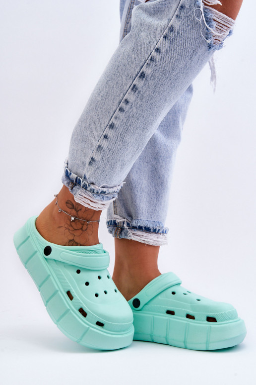 Women's Foam Platform Crocs Mint Beckett Women's Foam Platform Crocs Mint Beckett