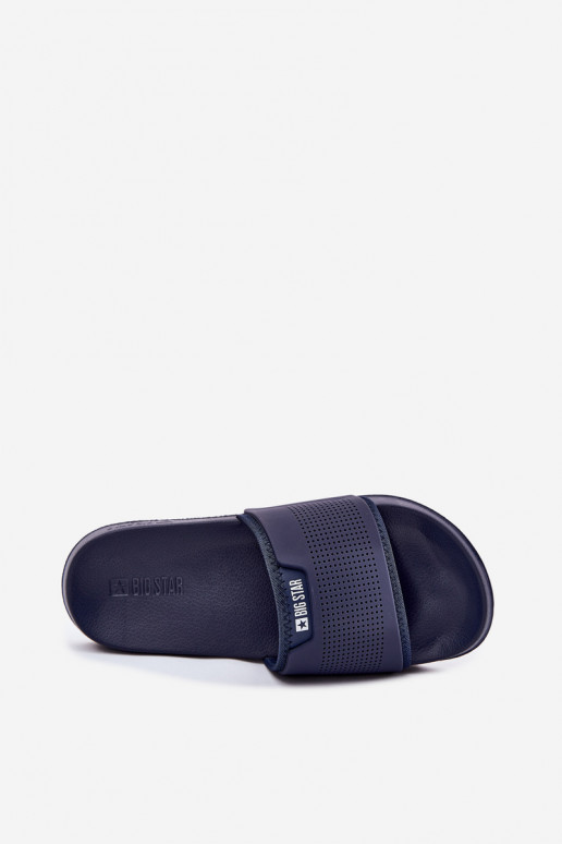 Lightweight Men's Slippers Big Star NN174696 Navy