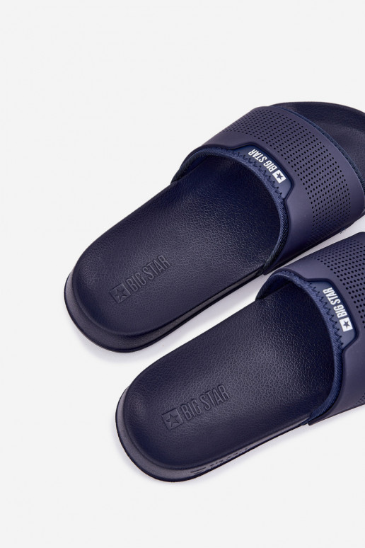 Lightweight Men's Slippers Big Star NN174696 Navy
