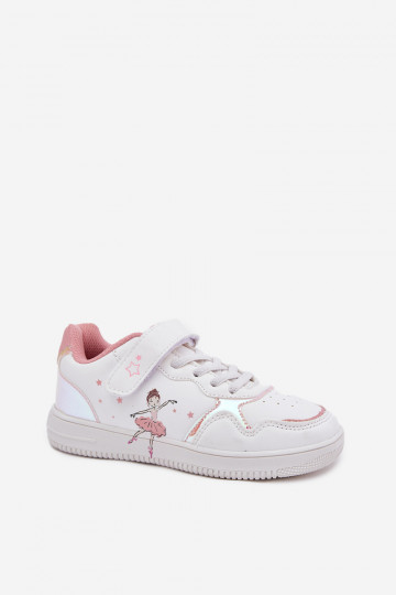 Girls Sport Shoes Ballerina White Ulinasse 2