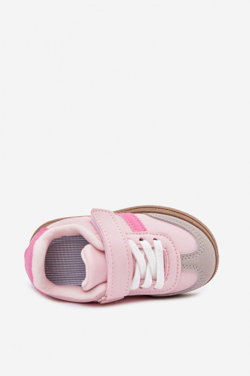 Sports Shoes Sneakers Kids Velcro Pink Adelina