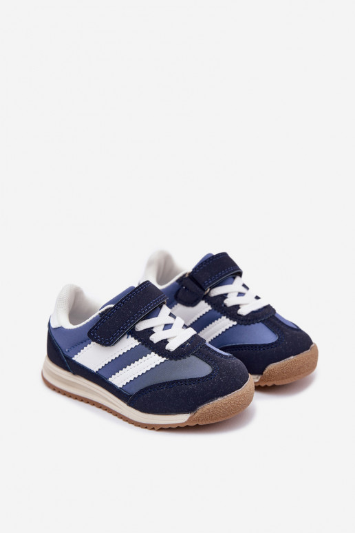 Children's Sneakers Sports Shoes with Velcro Navy Viona