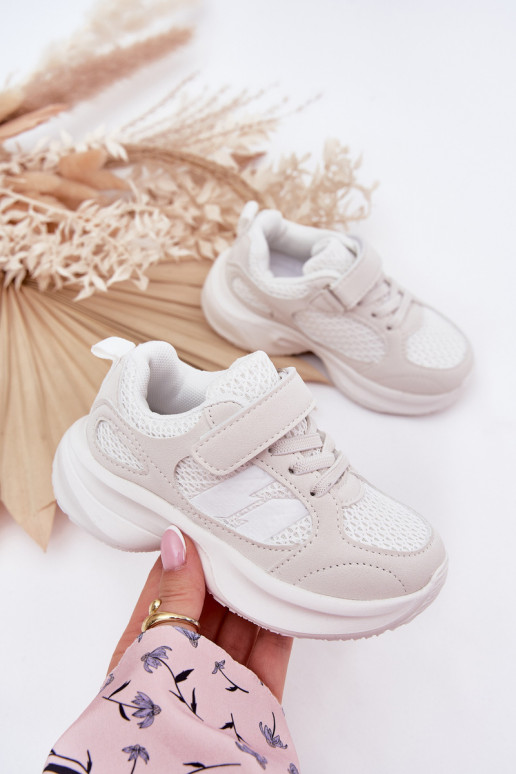 Children's Sports Shoes Sneakers With Velcro White Selinea Children's Sports Shoes Sneakers With Velcro White Selinea