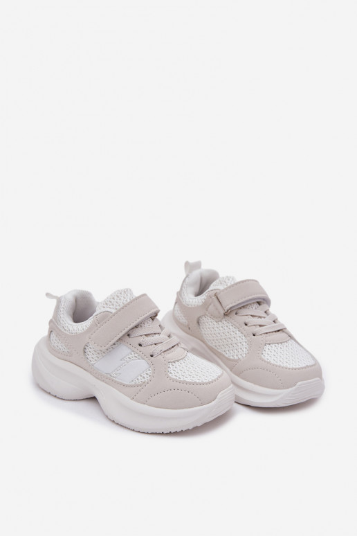 Buty Sportowe Sneakersy Dziecięce Na Rzep Białe Selinea Buty Sportowe Sneakersy Dziecięce Na Rzep Białe Selinea